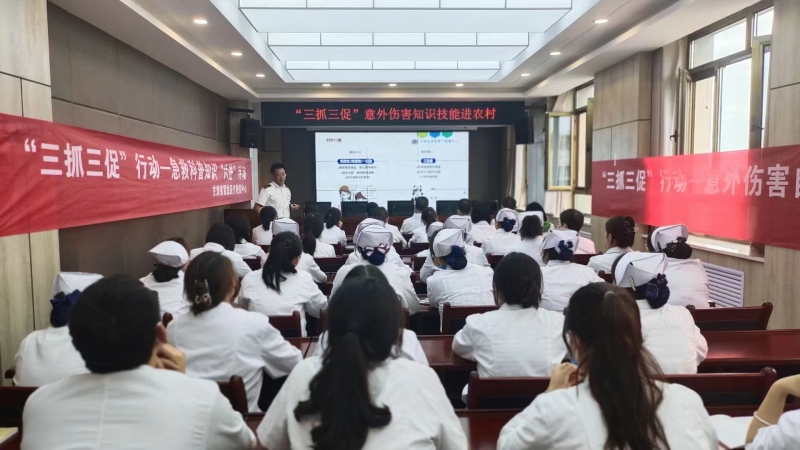 【“三抓三促”行動進行時】之二十四甘肅省緊急醫療救援中心赴甘谷縣新興鎮開展意外傷害、常見急癥、自然災害急救知識與技能培訓