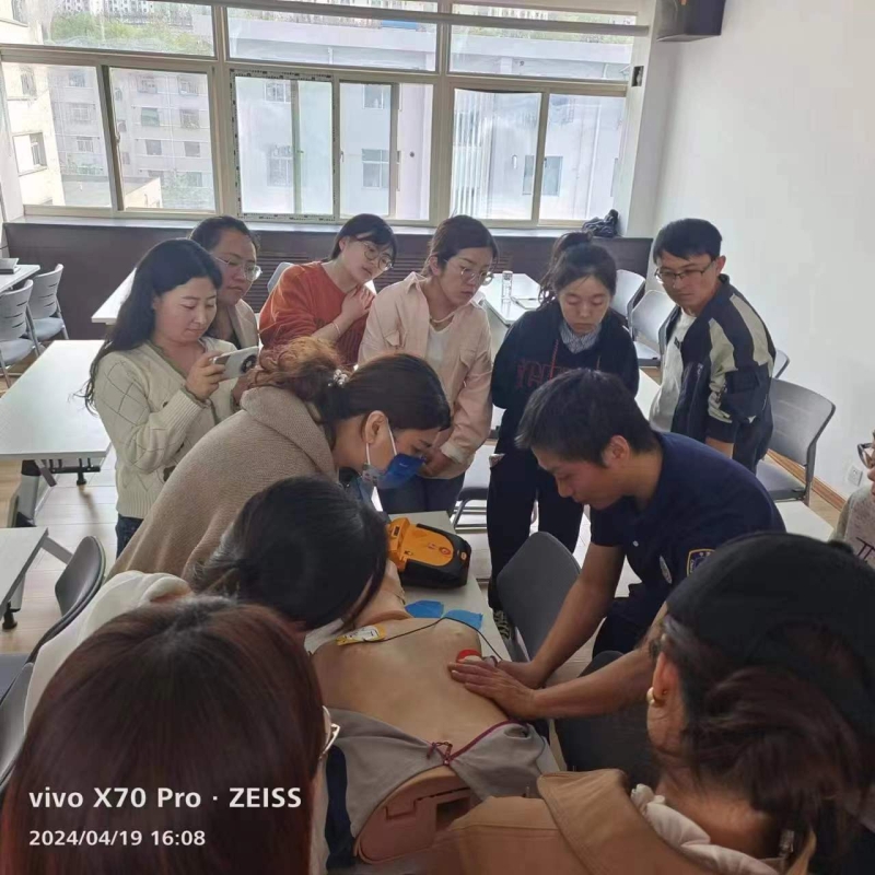 【“三抓三促”行動進行時】之三十四健康素養提升——急救知識與技能普及培訓 走進甘肅地礦測繪勘查院