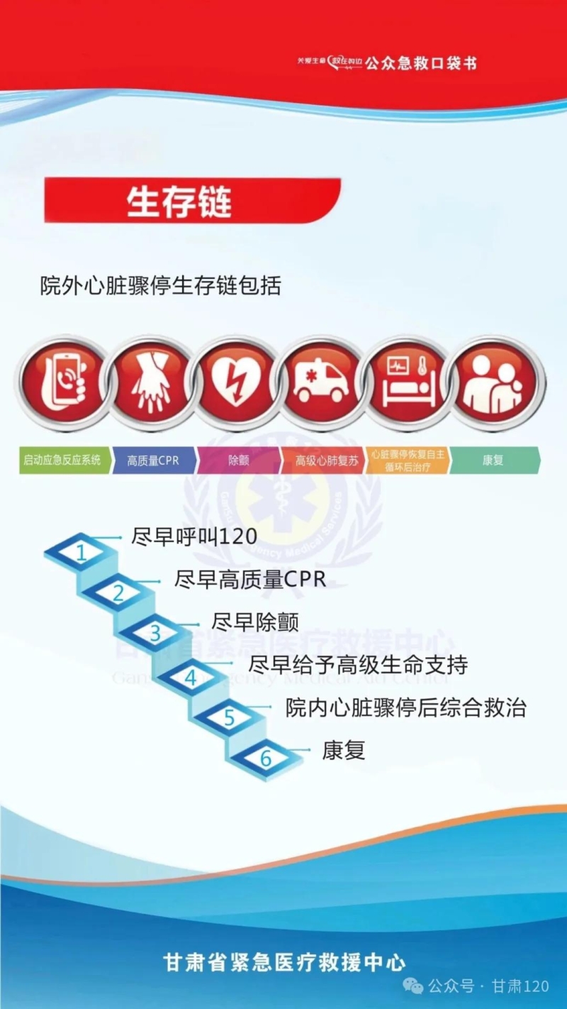 把急救知識裝進口袋丨院外心臟驟停生存鏈